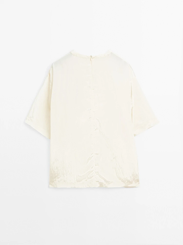 Short sleeve organza T-shirt - Limited Edition
