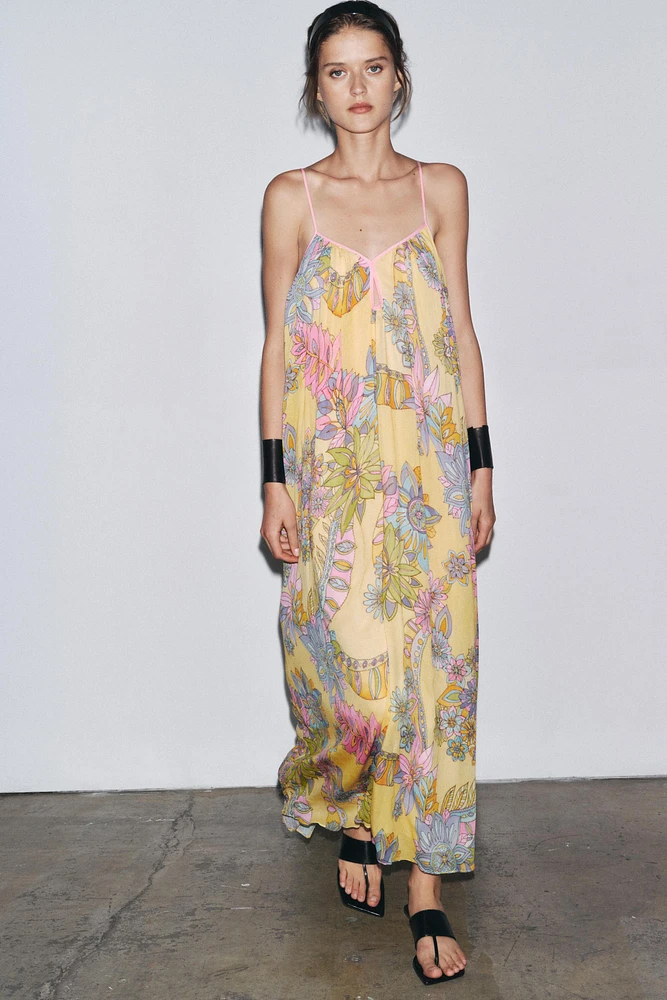 FLORAL PRINT DRESS ZW COLLECTION
