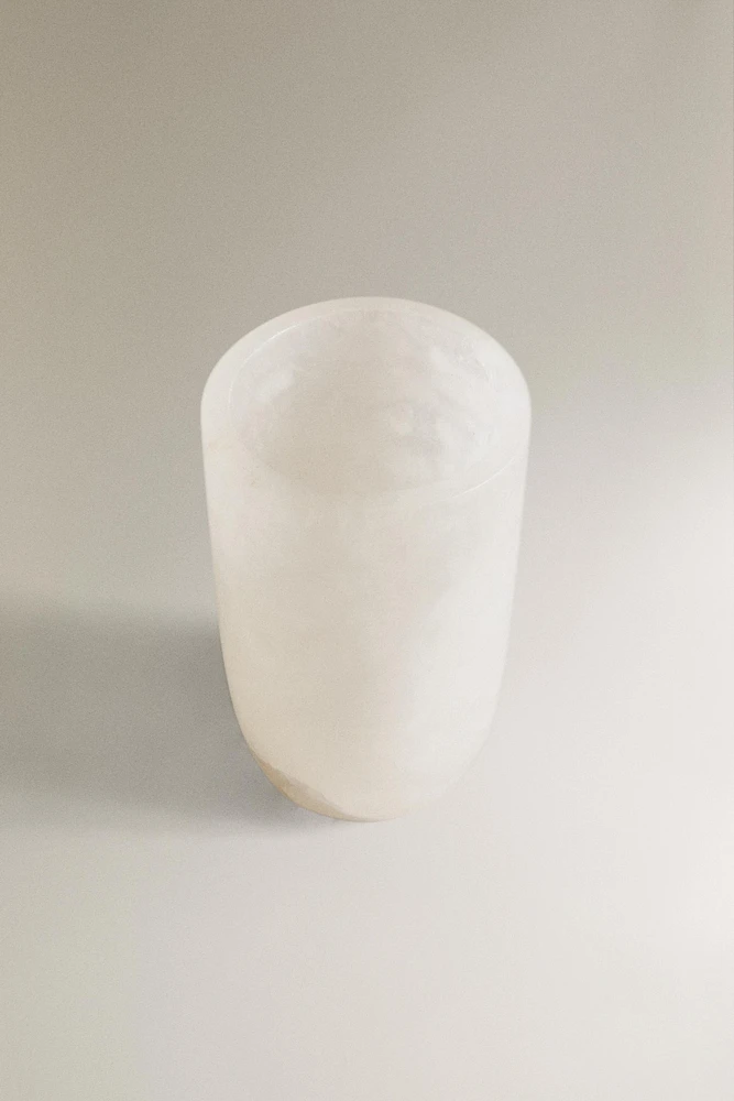 ALABASTER TOOTHBRUSH GLASS