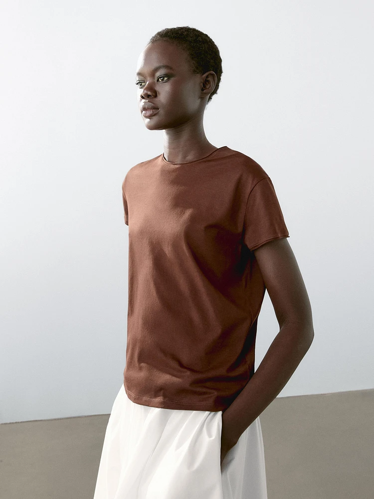 T-shirt à manches courtes 100 % coton