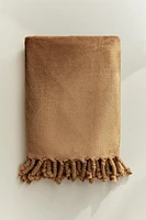 FLEECE BLANKET WITH FRINGING
