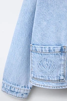 EMBROIDERED DENIM JACKET