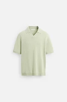 POLO EN MAILLE STRUCTURÉ