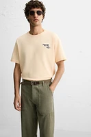 T-SHIRT IMPRIMÉ CONTRASTE