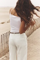 T-SHIRT RIB BRETELLES POLYAMIDE