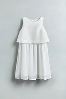 ROBE DOUBLE ÉPAISSEUR EN LIN