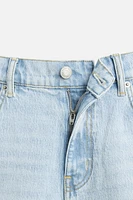REGULAR FIT DENIM SHORTS
