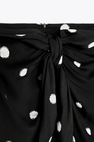 ZW COLLECTION POLKA DOT MIDI SKIRT