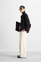VESTE EN CUIR DAIM