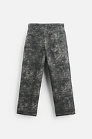 BAGGY ABSTRACT PRINT PANTS