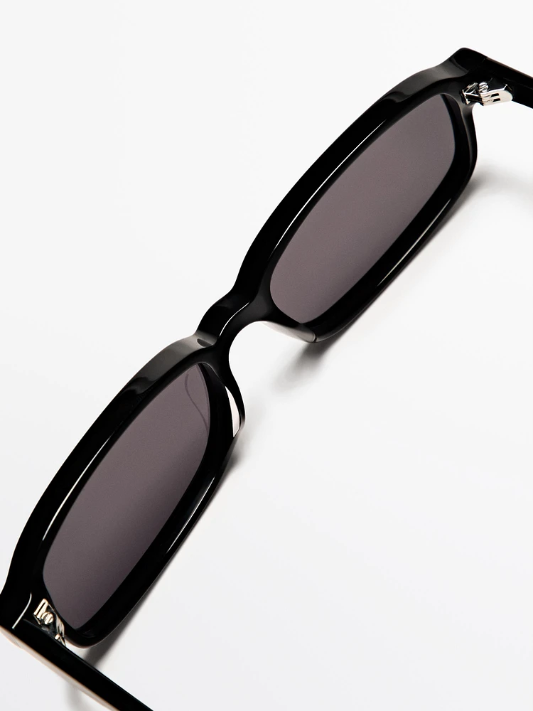 Small rectangular sunglasses