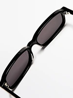 Small rectangular sunglasses