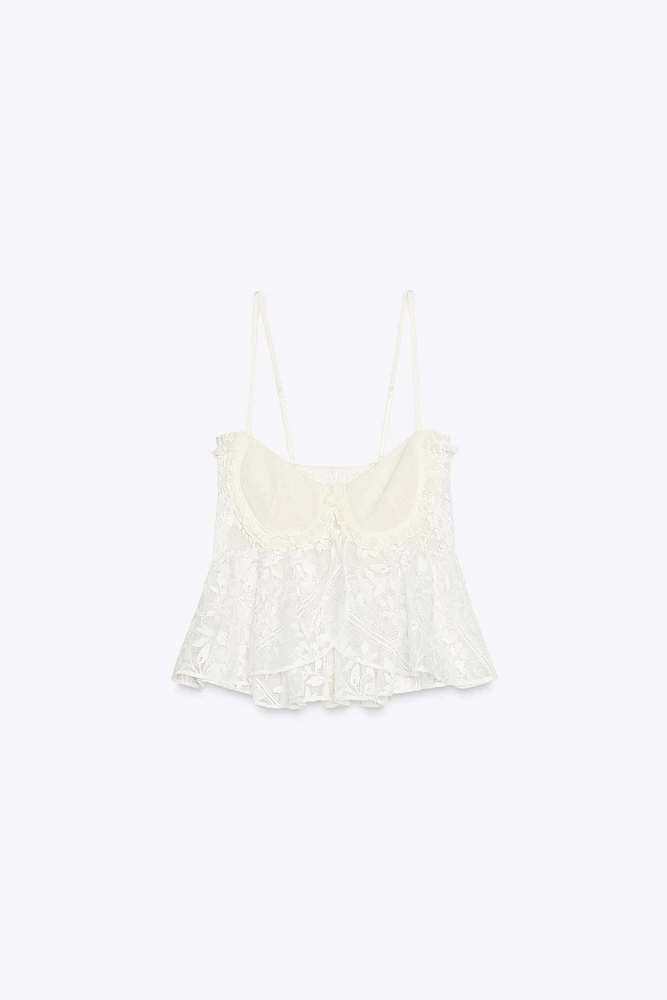 TOP STYLE LINGERIE EN DENTELLE