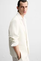 BLAZER DE COSTUME 100 % LIN