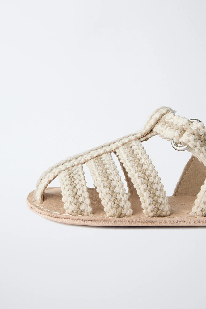 SANDALES PÊCHEUR PLAGE SOFT EN COTON