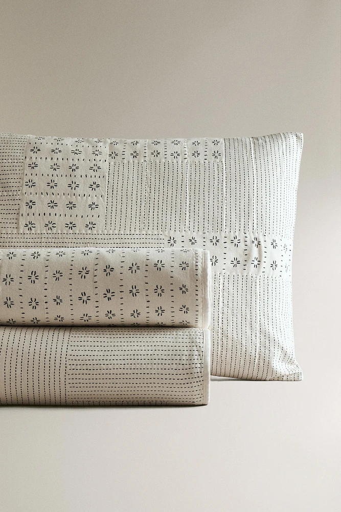 COUVRE-LIT LIN PATCHWORK