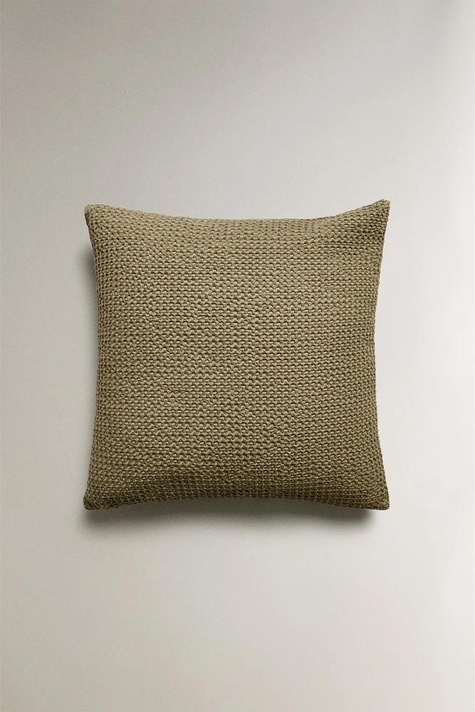 HOUSSE DE COUSSIN MINI-WAFFLE