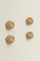 SET OF MINI KNOT KNOBS (SET OF 4)