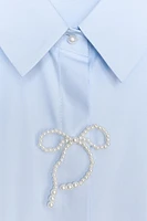 PEARL POPLIN SHIRT