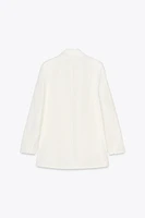 WRINKLED EFFECT BLAZER