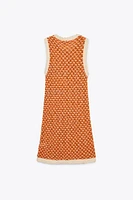 ROBE COURTE EN MAILLE TEXTURÉE