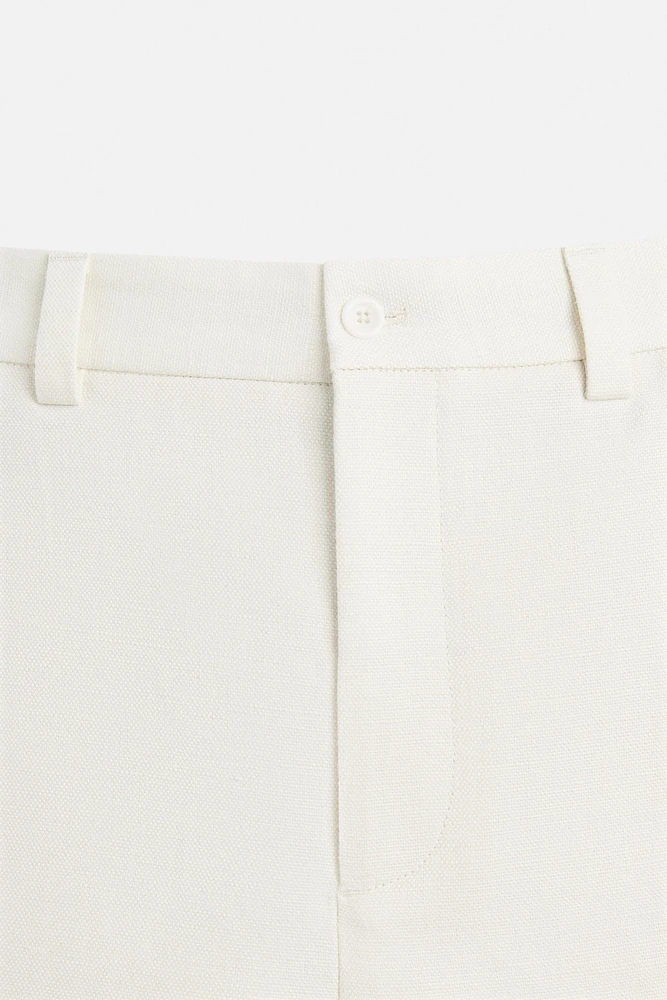 BERMUDA REGULAR FIT LIN - COTON ÉDITION LIMITÉE