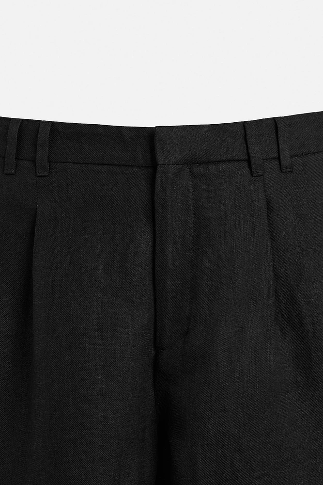 100% LINEN SUIT PANTS