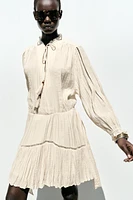ROBE COURTE EFFET FROISSÉ