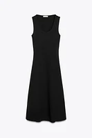 INTERLOCK MIDI DRESS
