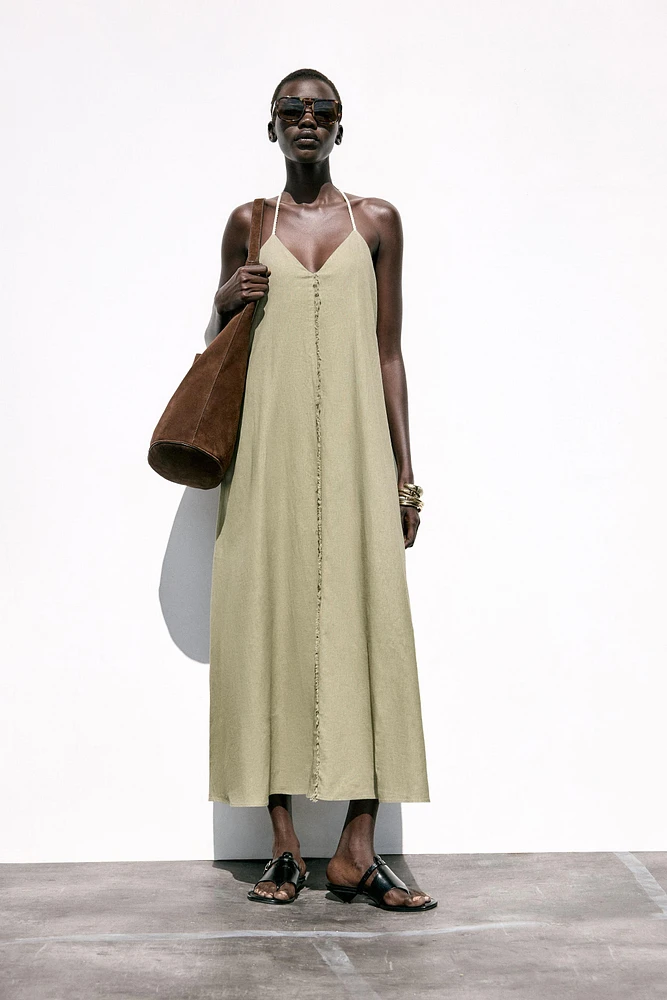 ROBE MIDI AVEC LIN VOLUME