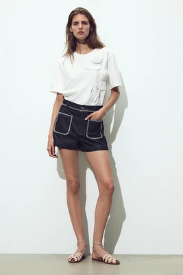 FLORAL VOLUME T-SHIRT