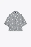 CHEMISE À CARREAUX VICHY BRODÉE
