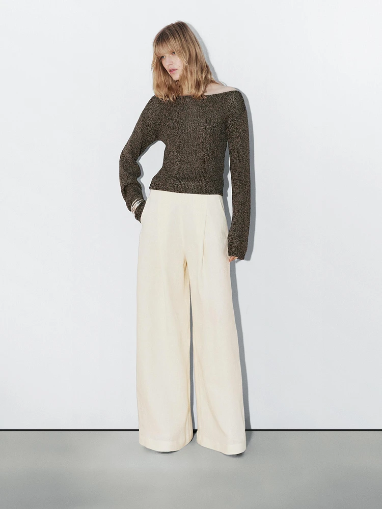 Pull en maille ajourée