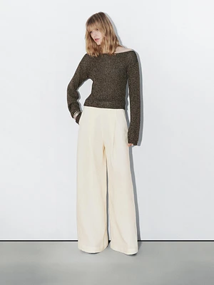 Pull en maille ajourée