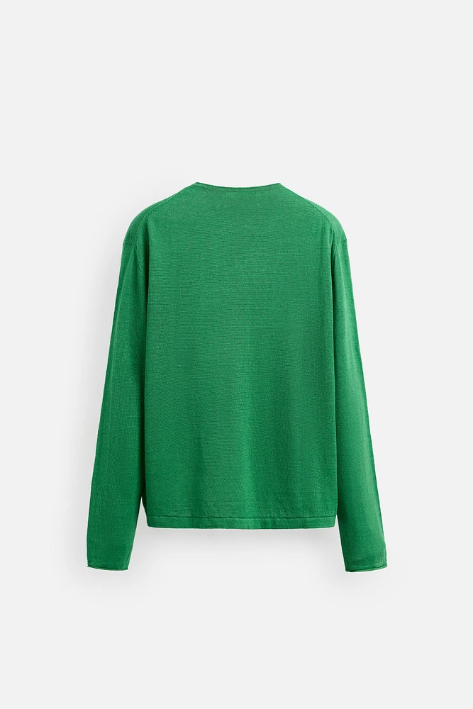 PULL LÉGER 100 % CHANVRE