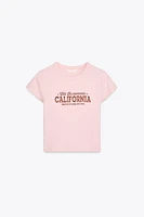COTTON MODAL TEXT T-SHIRT