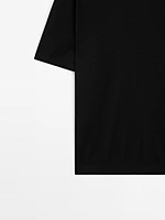 Silk blend knit T-shirt - Limited Edition