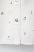 FLORAL TWILL DRESS