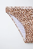 6-14 ANS/ BIKINI ANIMAL PRINT CUT OUT