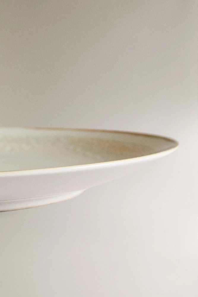 ASSIETTE PLATE GRÈS