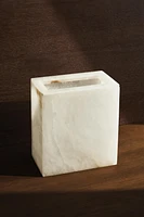 ALABASTER BATHROOM TRASH CAN