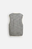 STRIPED KNIT TANK TOP