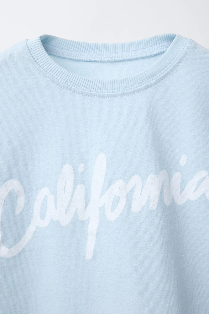 TEXT PRINT T-SHIRT