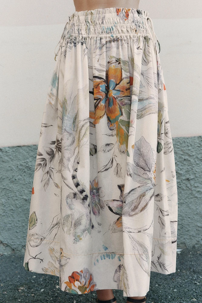JUPE MIDI IMPRIMÉE ZW COLLECTION