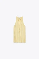 TOP HALTER VOLANTS