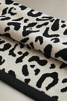SERVIETTE DE BAIN VELOURS IMPRIMÉ ANIMAL