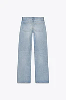 TRF LOW-RISE WIDE LEG JEANS