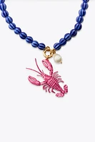 LOBSTER BEAD NECKLACE