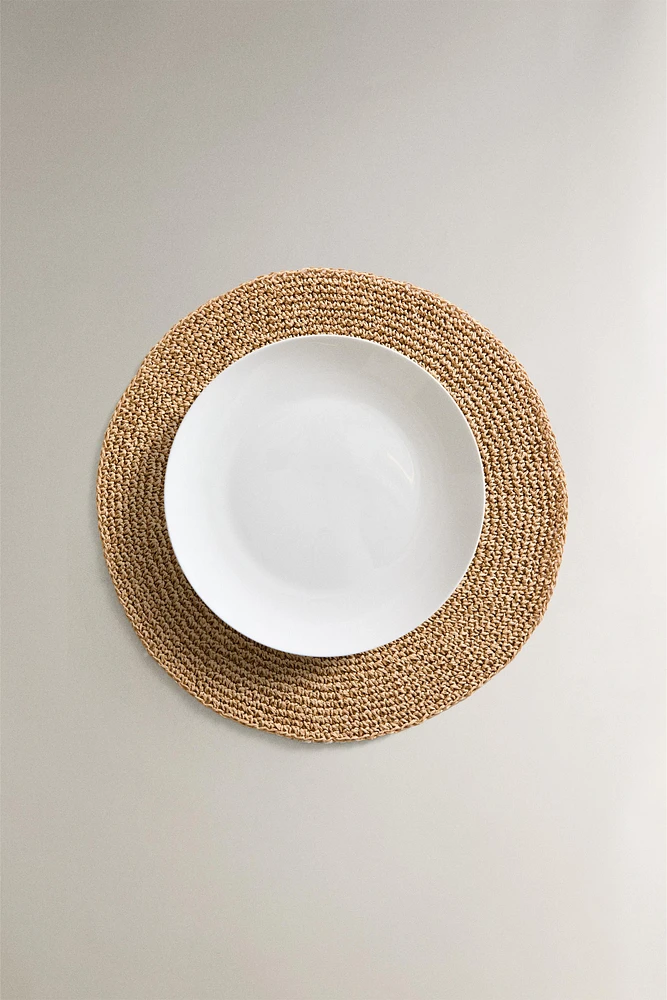 SET DE TABLE PAPIER ROND