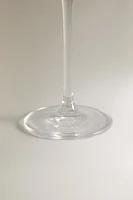 VERRE FLÛTE CRISTALLIN RELIEF